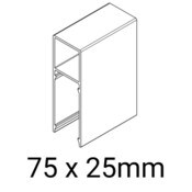 Knotwood Batten 75mm x 25mm Female/Part B (KEB5025M Compatible) - 6500mm